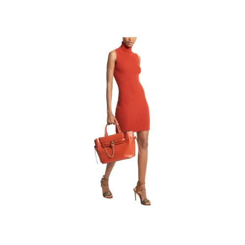 Michael Kors Апельсиновые Женские Платья без рукавов