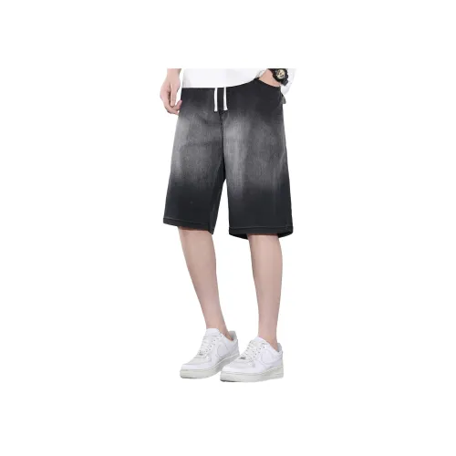 BALENO Дымчато-серый Мужские Джинсовые Шорты