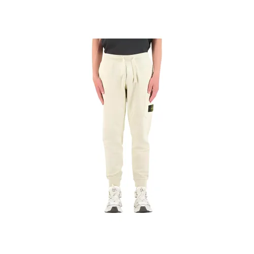 Stone Island Экрю Мужские Повседневные Брюки