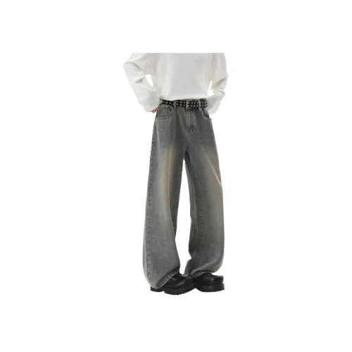 P8H9 Темно-синий Унисекс Джинсы