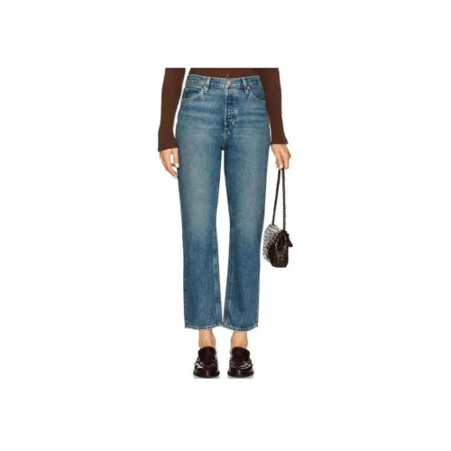 PAIGE Синие Женские Джинсы