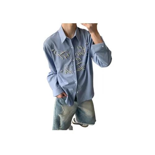 Pirkadat Синие Унисекс Рубашки