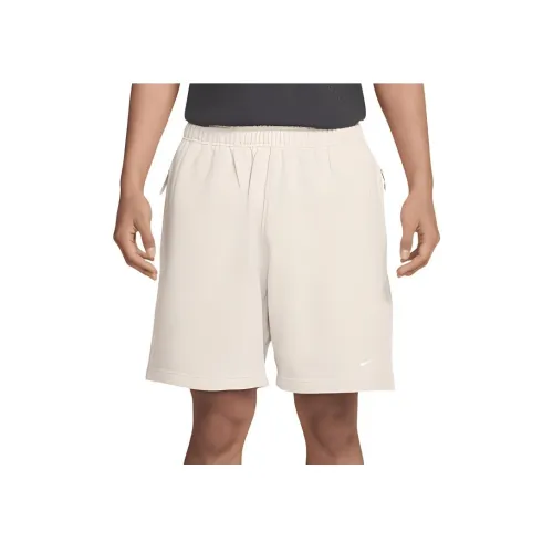 nike Solo Swoosh Повседневные шорты Мужские Светлый цвет Коричневый Белый