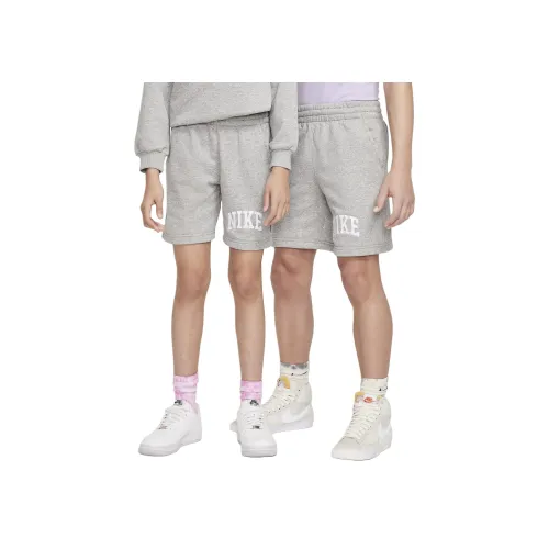 Nike Sportswear Club Big Детский French Terry Шорты Подростки Темно-серый Смешанный цвет