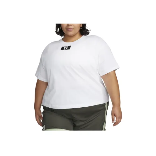 nike Т-рубашка с рукавом-трубкой женская белая