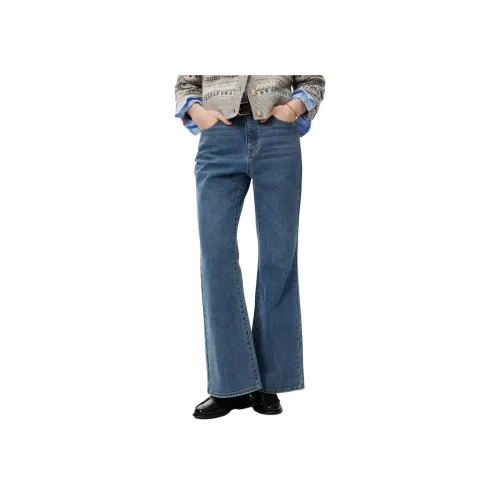 Teenie Weenie Джинсы Женские Средне-голубой