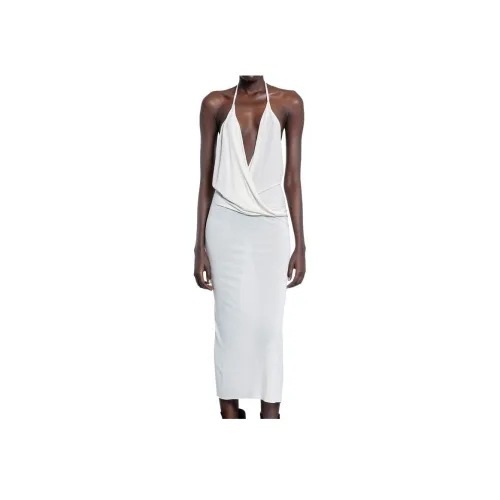 RICK OWENS Белый Женские Слиплатья