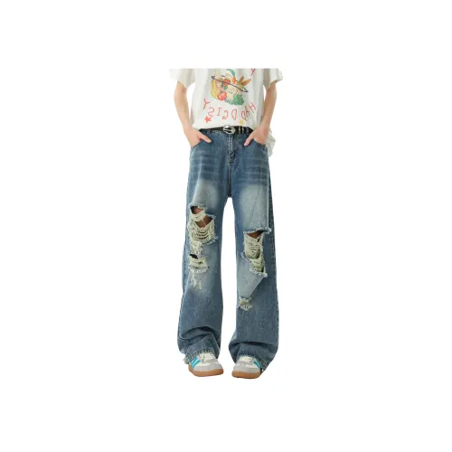 H.V.G.A Синие Унисекс Джинсы