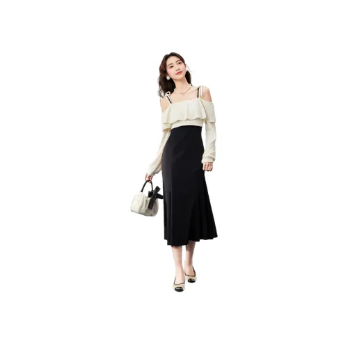 Love To Serve Длинное Платье с Длинными Рукавами Женское