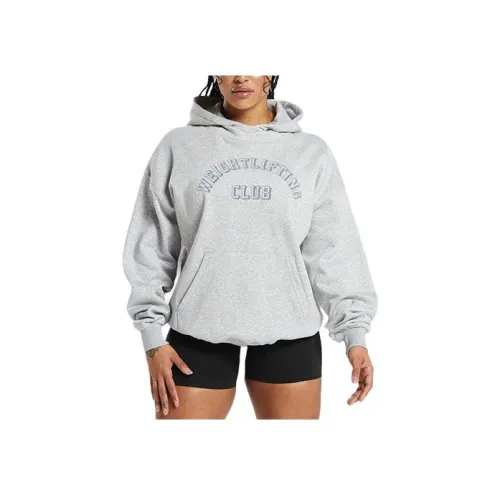 GYMSHARK WEIGHTLIFTING Толстовка Женская Светло-Серый Ядерный Marlstone