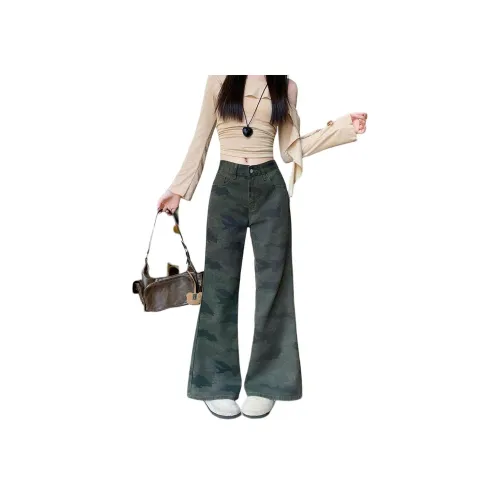 ZXBY Камуфляж Женские Карго Брюки