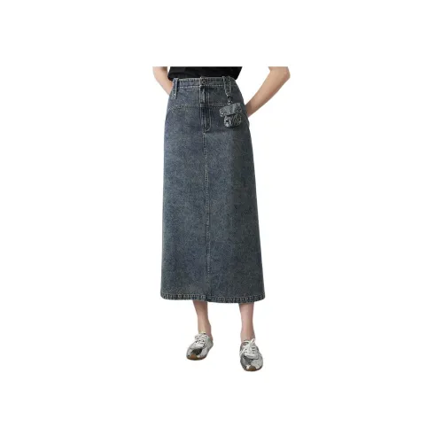 JORYAweekend Denim Long Skirt Women's Denim Blue