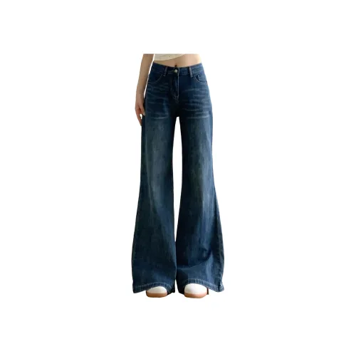 FINDSME GAGA Синие Женские Джинсы