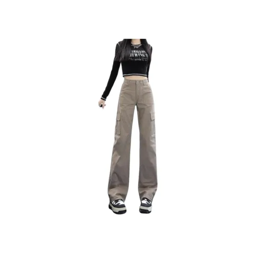 MUCCHIC Хаки Женские Джинсы