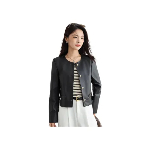 BILISISHANYANG Куртка из натуральной кожи женская