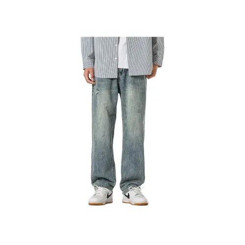 WOOD SOON Джинсы прямого кроя Мужской