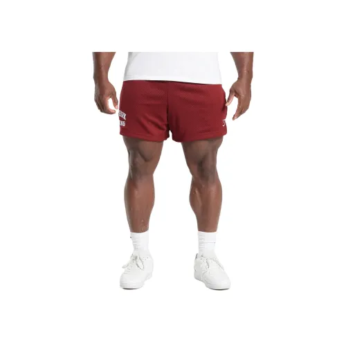 GYMSHARK Red Мужские спортивные шорты
