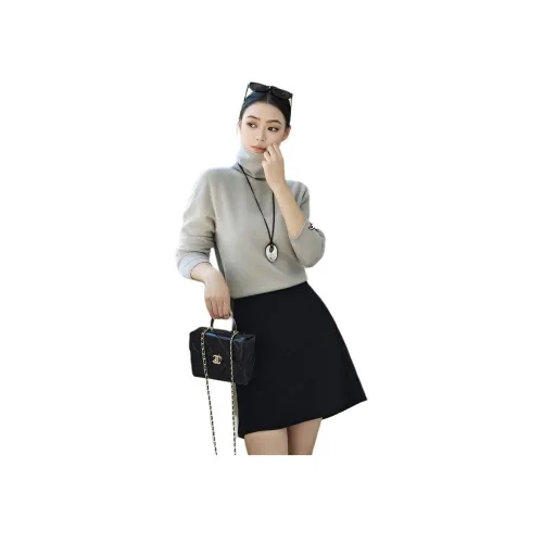 MEIYANG Серый Женский Трикотаж