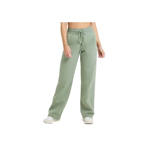 ONER ACTIVE Классический Lounge Straight Нога Joggers Вязаные Тренировочные брюки Женские Светло-зеленый