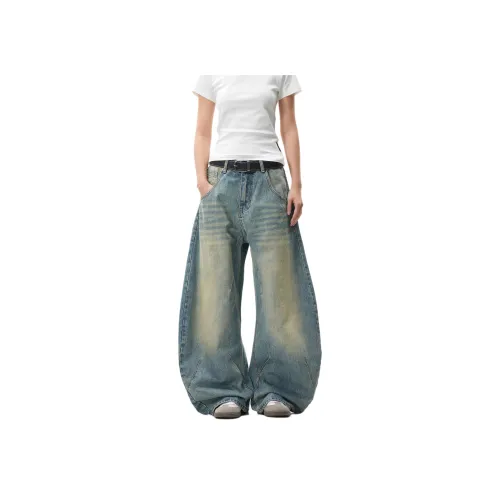 PISYPOX Синие Унисекс Джинсы