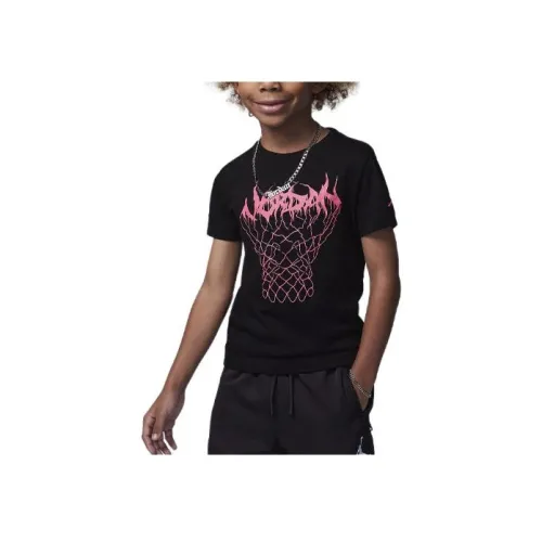 Джордан Dri Fit MJ SPORT T Рубашка Детская Черная