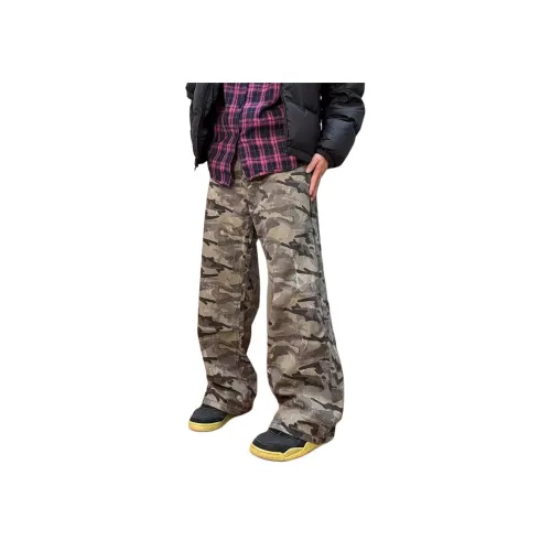 KVIV Камуфляж Мужские Джинсы