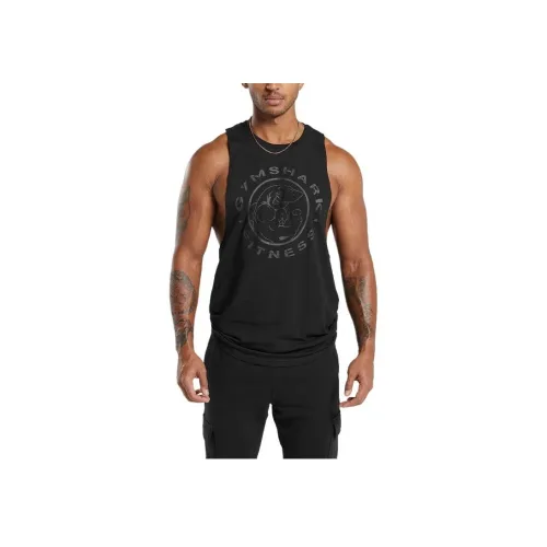GYMSHARK Мужские черные майки
