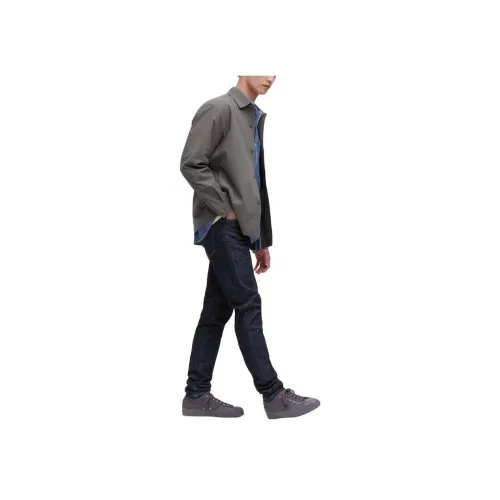 UNIQLO Темно-синие унисекс джинсы