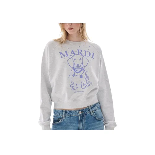 MARDI MERCREDI 24 Рождественская коллекция DDANJI Жемчужный Ожерелье Камень EMBELLISHED_HEATHER Фиолетовый Свитшот