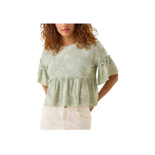 ALTAR'D STATE Wanda Рюш Babydoll Топ Рубашка Женская