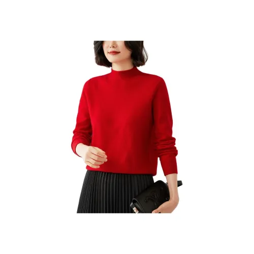 H YXIANG Кашемир Свитер Женские