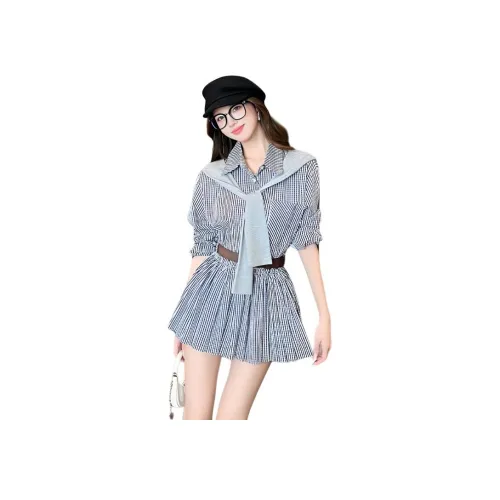 SNZX Длинное платье с длинным рукавом женское