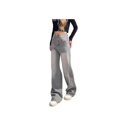 YEARNED Светло-серые Женские Джинсы