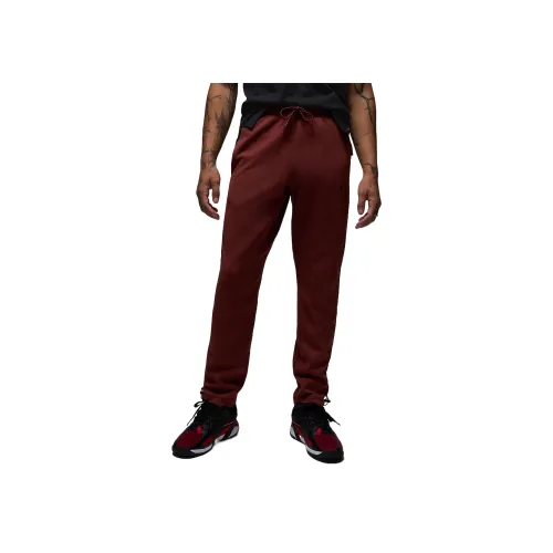 Джордан Dri Fit SportHOOP Вязаные Тренировочные Штаны Мужские Темно-Красные