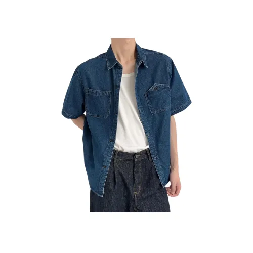 GANGZAI Короткий рукав рубашка унисекс