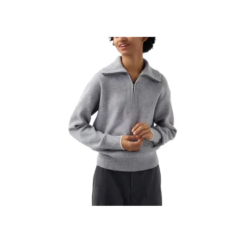 UNIQLO Comptoir des Cotonniers Collaboration Светло-серый Женские Свитеры