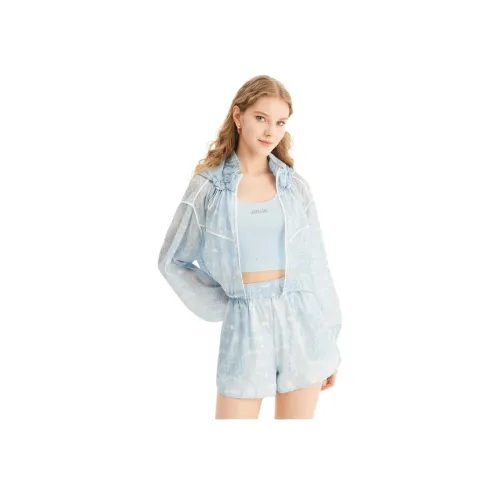 JORYAweekend Cropped Coat Women's Blue JORYAweekend Укороченное пальто женское синее