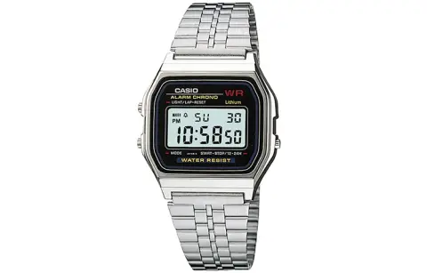 CASIO Silver Square Watch