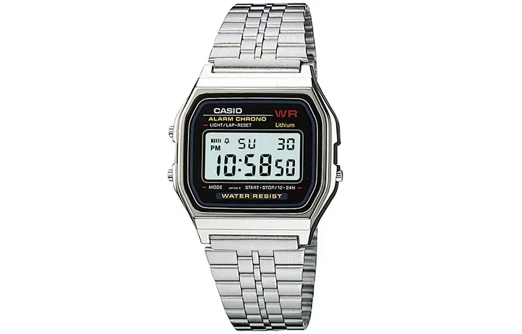 CASIO Silver Square Watch