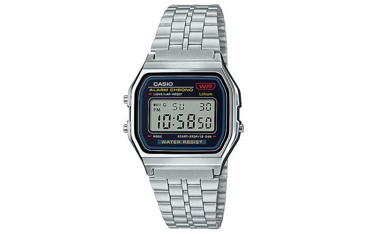 CASIO Men VINTAGE Series Silver Watch A159WA-N1