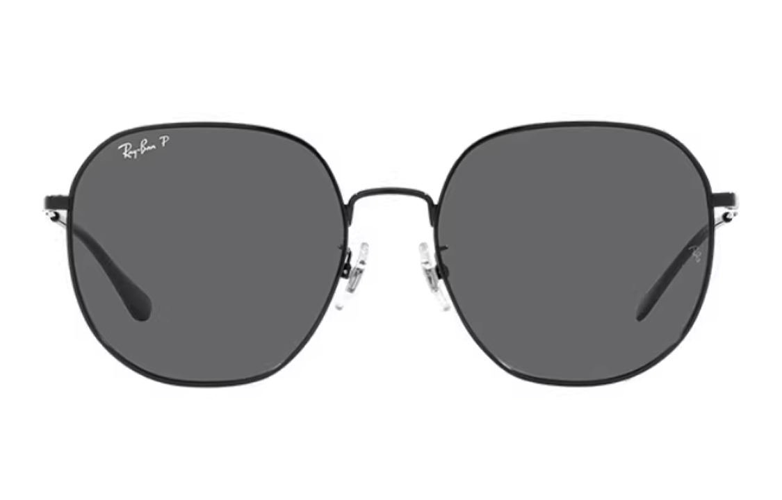 RayBan Металлические Очки для Солнца Женские Черные — фото 2
