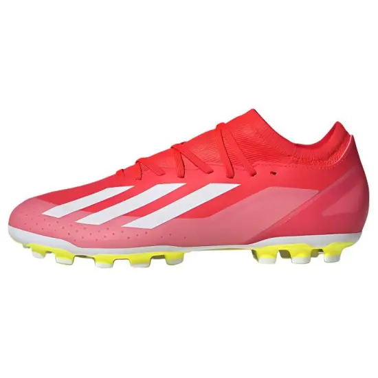 Adidas X CRAZYFAST LEAGUE Футбольные бутсы Низкие Кроссовки Красно-белые Унисекс