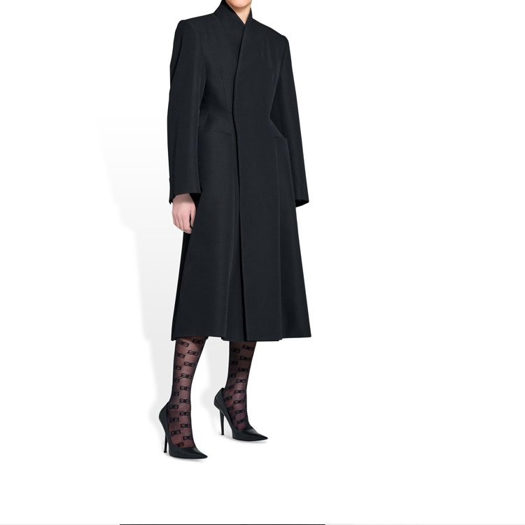 Balenciaga FW22 Леггинсы-чулки Женские Черные — фото 6