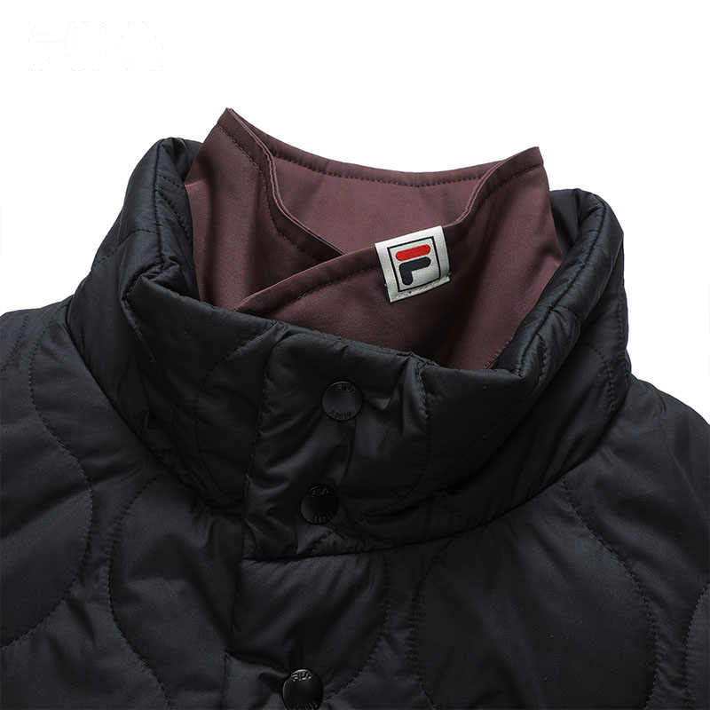 FILA x MIHARA YASUHIRO MIHARA YASUHIRO Mock Два предмета Пуховая куртка Мужская Глубокий черный — фото 3