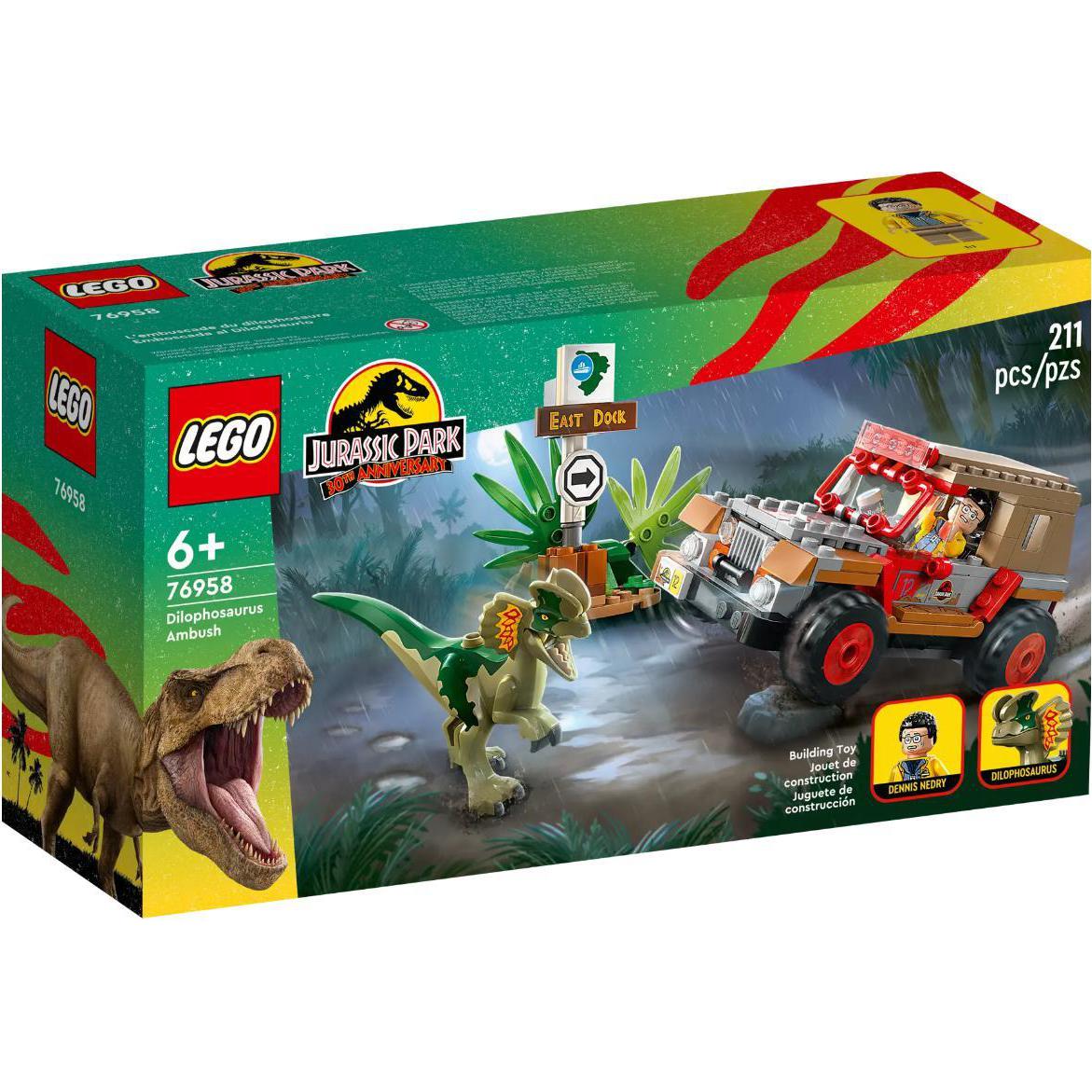 LEGO Jurassic World Collection Двойной Спайкед Дракон AMBUSH Конструкторы 211 шт. 76958 — фото 3