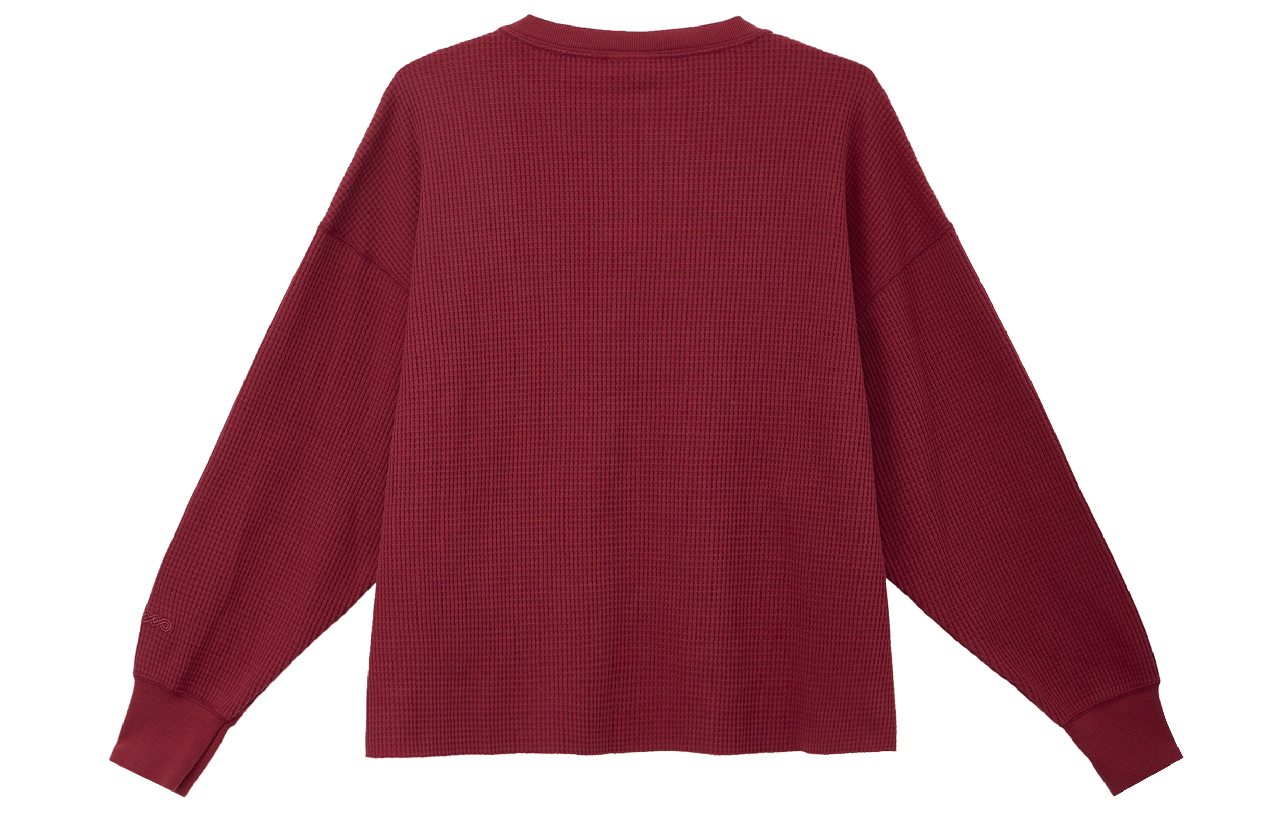 Nike Sportswear Luxe Waffle L H Средняя длина трикотаж Женский Темно-красный — фото 2