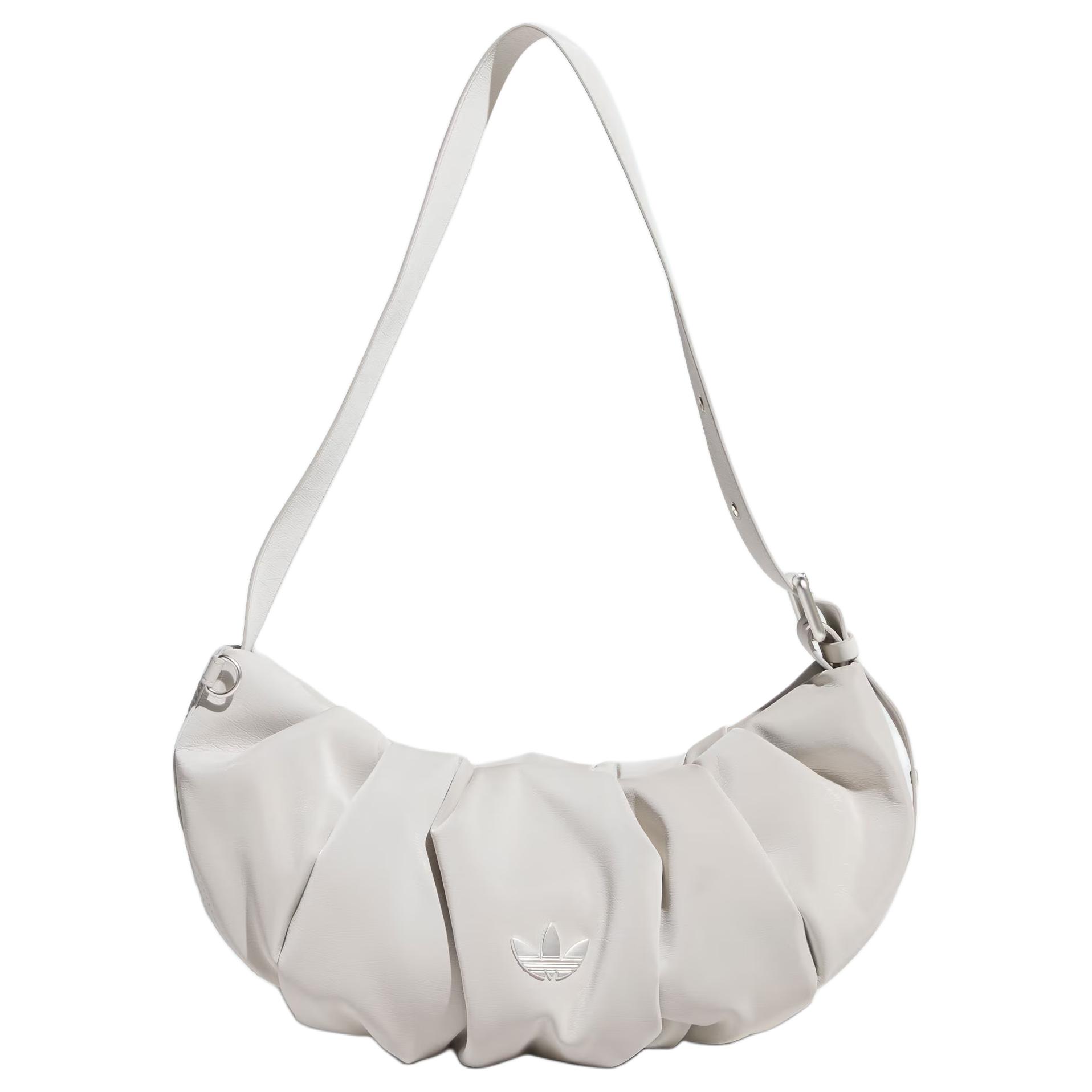 Adidas Originals Pu Croissant Bag Cloud Bag Shoulder Bag Women's Light Gray