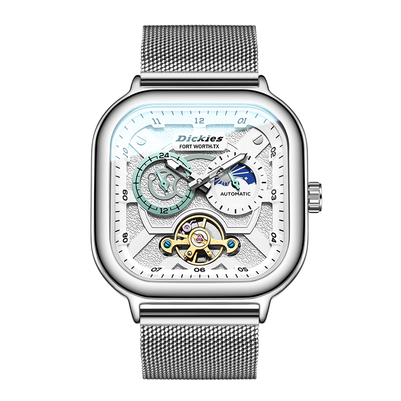 Dickies Wrist Watches Mechanical Movement White Dial Unisex Box Limited Edition