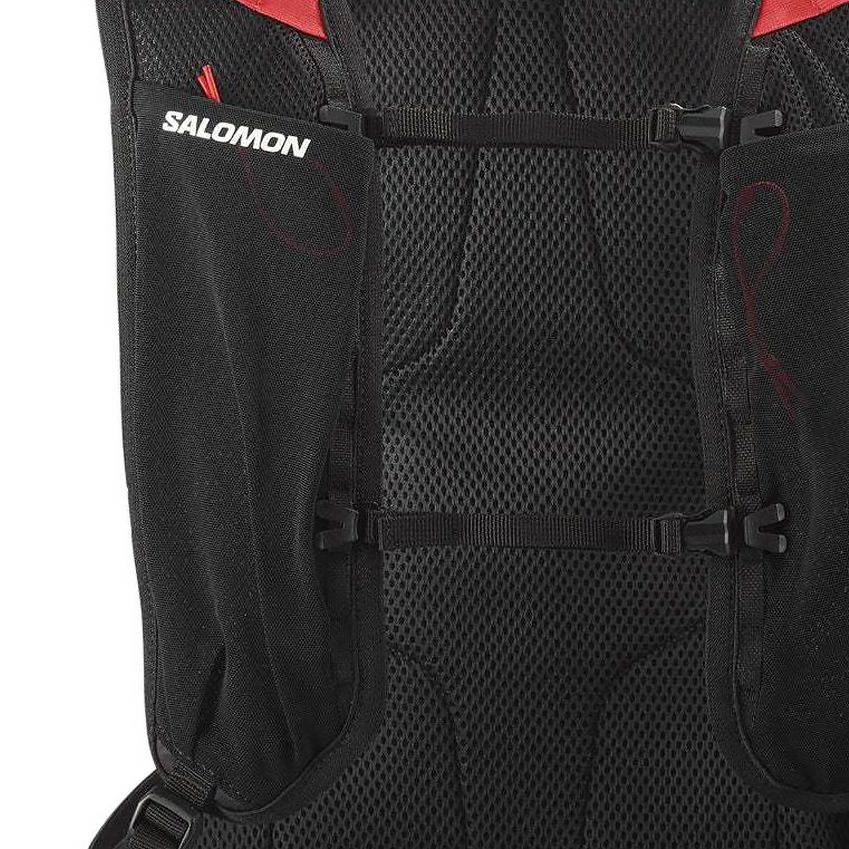 SALOMON 8L Альпинистское приключение Двойная плечевая сумка для активного отдыха Удобная Черно-белая Унисекс — фото 3