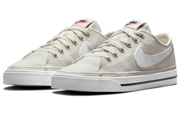 Nike Court Legacy Холст Слип-резистентный Амортизация Устойчивый к истиранию Легкий Низкий Верх Скейтбординг Кроссовки — фото 3